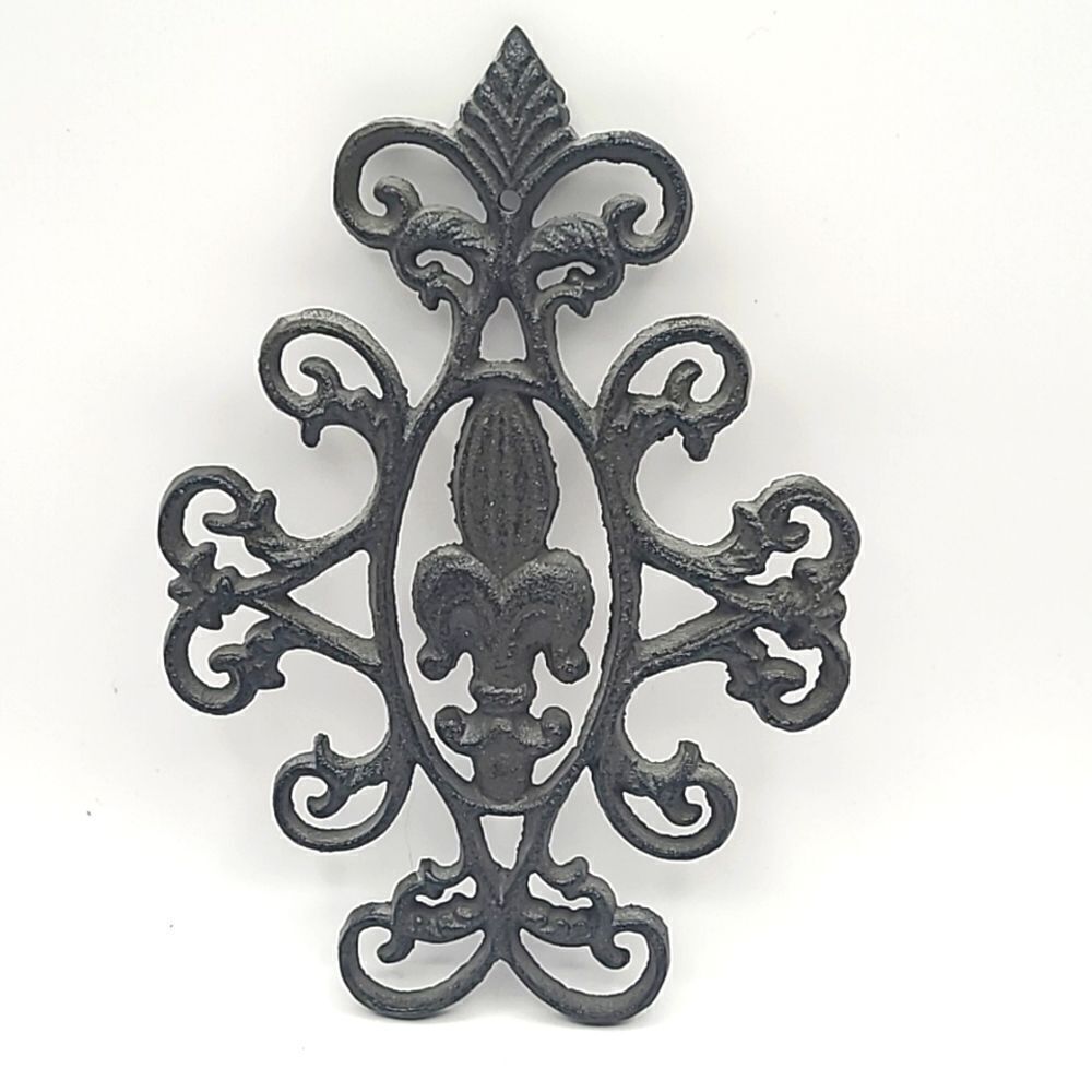 Iron Fleur-de-lis Wall Art